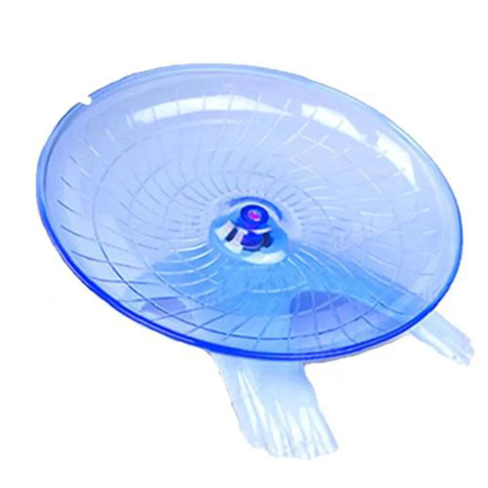 18Cm Pet Hamster Flying Saucer Exercise Wheel Hamster Mouse Running Disc Toy Cage Accessories
