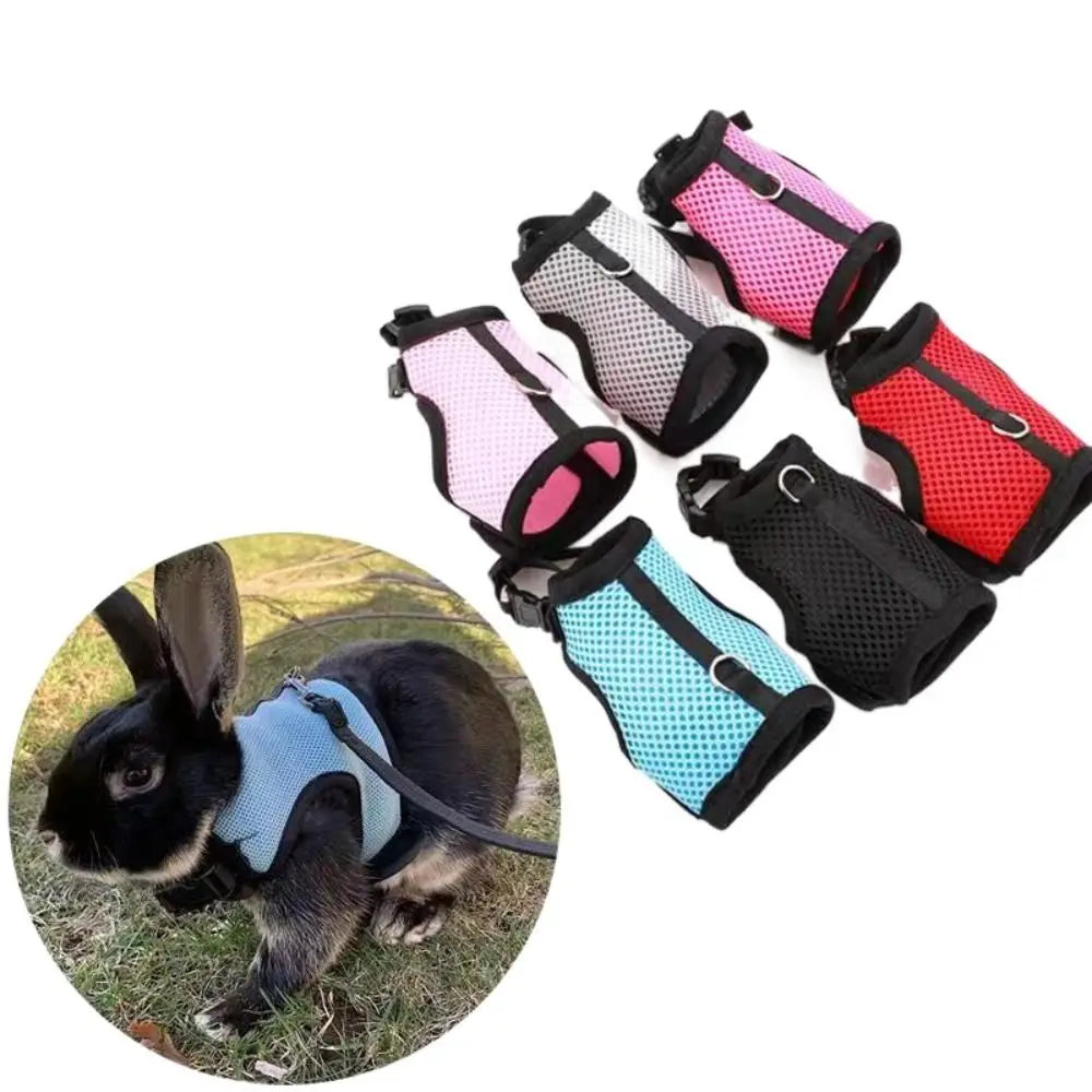 Fine Workmanship Pet Harness Rabbit Chest Harness Leash Guinea Pig Rabbit Sable Kitten Leash Small Pet Traction Leash Rabbit