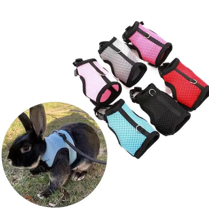 Fine Workmanship Pet Harness Rabbit Chest Harness Leash Guinea Pig Rabbit Sable Kitten Leash Small Pet Traction Leash Rabbit