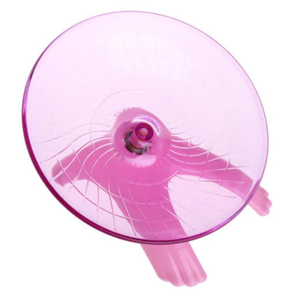 18Cm Pet Hamster Flying Saucer Exercise Wheel Hamster Mouse Running Disc Toy Cage Accessories