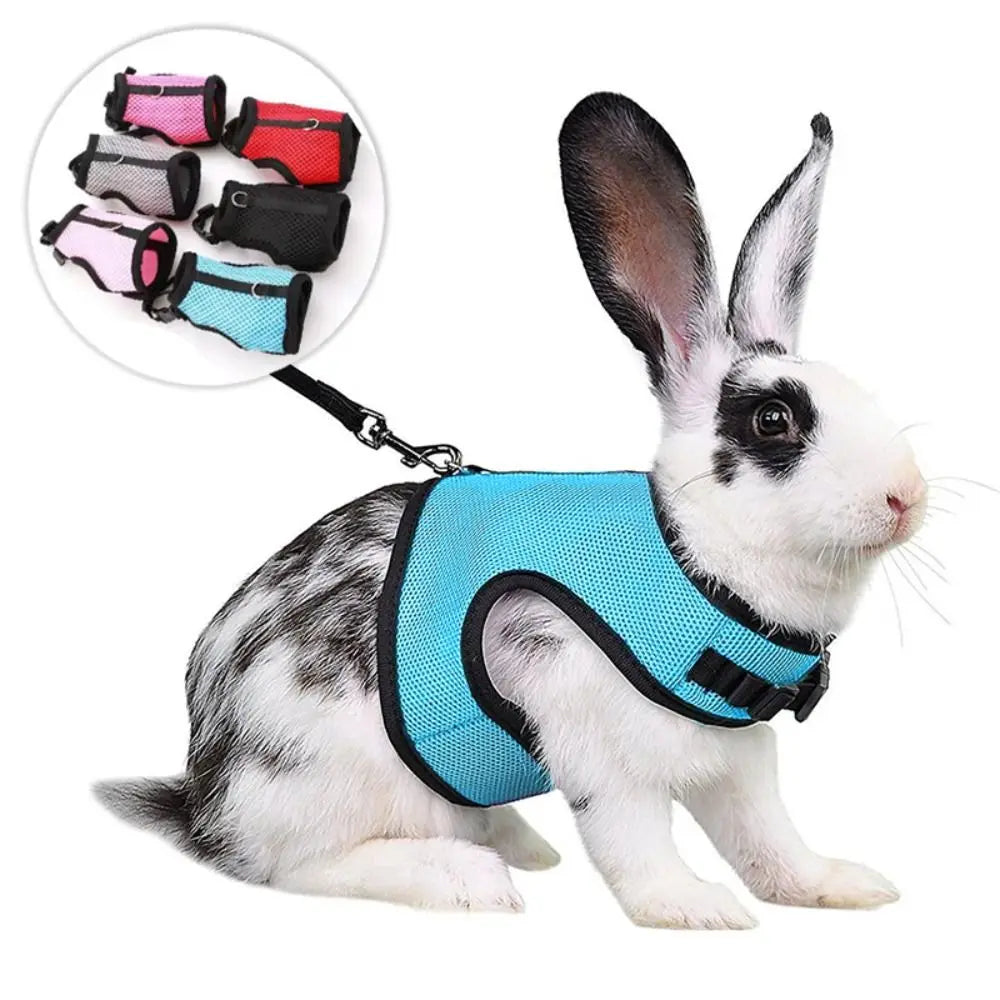 Fine Workmanship Pet Harness Rabbit Chest Harness Leash Guinea Pig Rabbit Sable Kitten Leash Small Pet Traction Leash Rabbit
