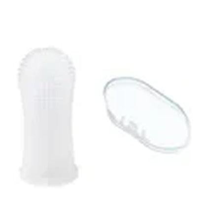 Super Soft Silicone Finger Toothbrush for Dogs and Cats - Nontoxic Teeth Cleaning and Breath Care Tool