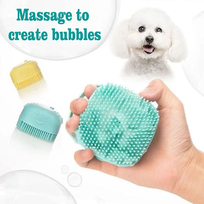 Bath Massage Brush Bathroom Multifunctional Puppy Big Dog Cat Soft Safety Silicone Pet Accessories for Dogs Cats Tools
