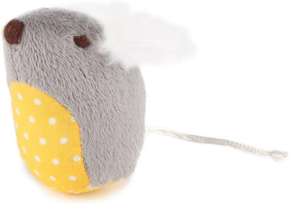 (2 Count) Mouse Mates Plush Catnip Cat Toys - Brown/Gray, 2 Count