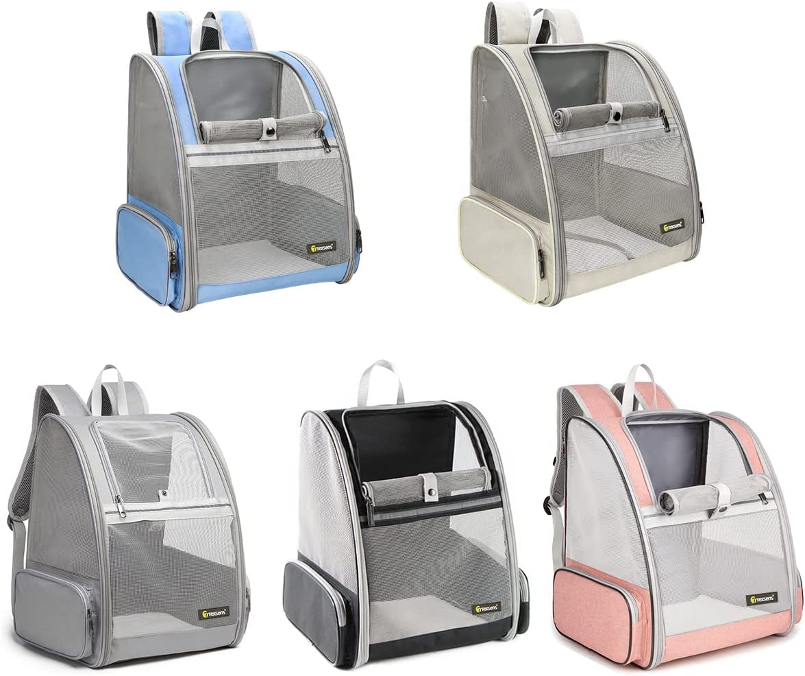 Innovative Traveler Bubble Backpack Pet Carriers for Cats and Dogs (Grey)