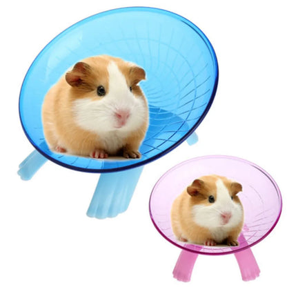 18Cm Pet Hamster Flying Saucer Exercise Wheel Hamster Mouse Running Disc Toy Cage Accessories
