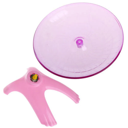 18Cm Pet Hamster Flying Saucer Exercise Wheel Hamster Mouse Running Disc Toy Cage Accessories