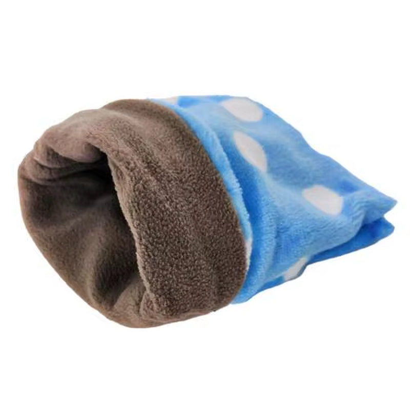 Polka Dot Lovely Plush Sleeping Bag Mini Pet Bed Nest for Guinea Pig Hamster