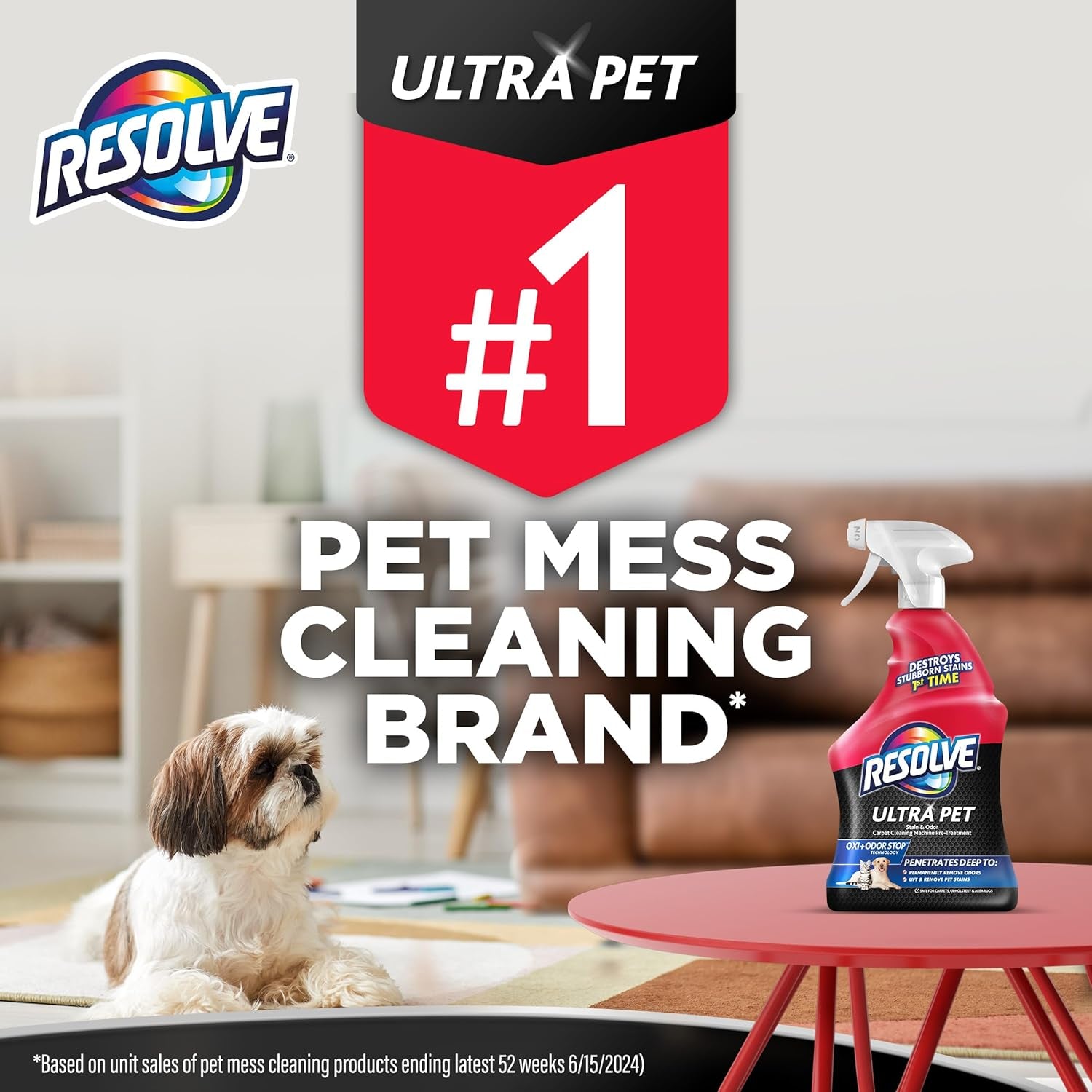 Ultra Pet Carpet Cleaner Spray – for Removal of Pet Stains & Odors, 32Oz | Removes Pet Stains & Odors