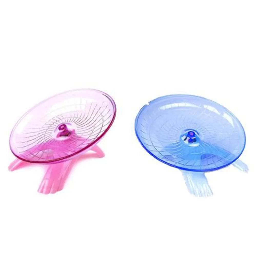 18Cm Pet Hamster Flying Saucer Exercise Wheel Hamster Mouse Running Disc Toy Cage Accessories