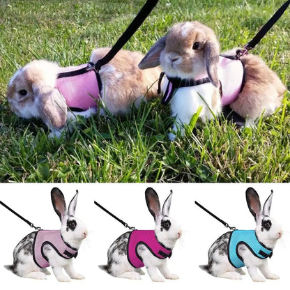 Fine Workmanship Pet Harness Rabbit Chest Harness Leash Guinea Pig Rabbit Sable Kitten Leash Small Pet Traction Leash Rabbit